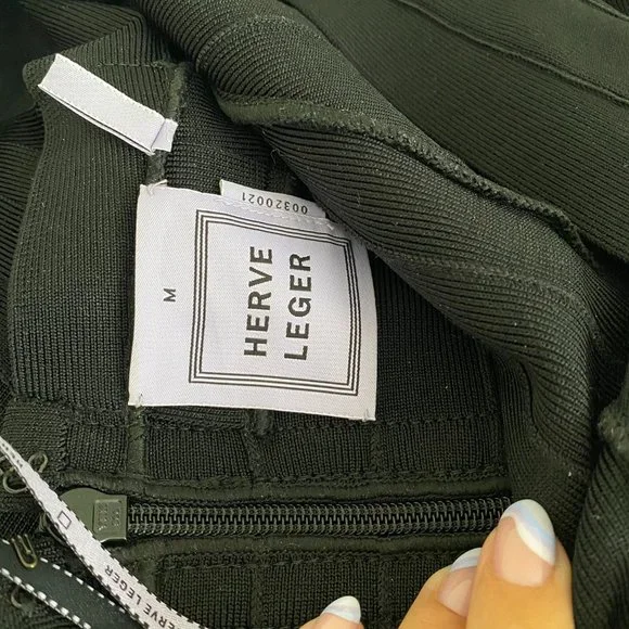 Herve Leger Asymmetrical Bandage Dress - Picture 3 of 3